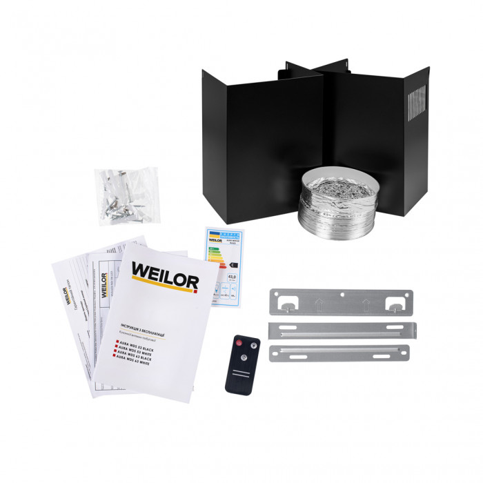 Витяжка декоративна похила WEILOR AURA WDS 63 BLACK