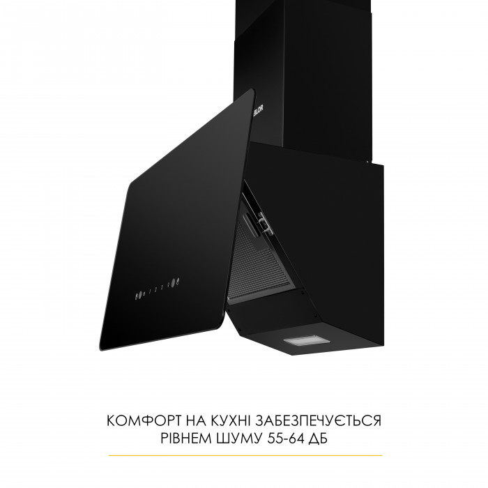 Витяжка декоративна похила WEILOR AURA WDS 63 BLACK