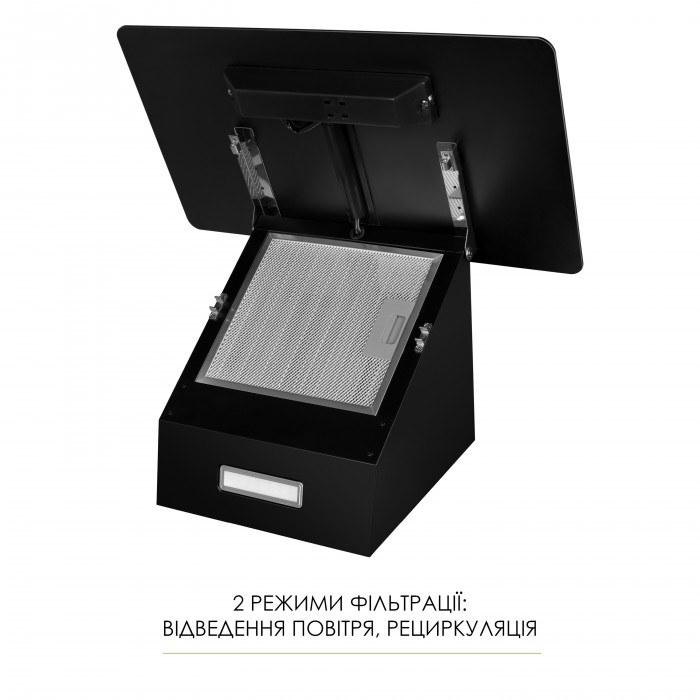 Витяжка декоративна похила WEILOR AURA WDS 63 BLACK