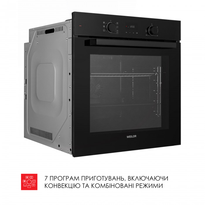 Духова шафа електрична WEILOR FDO6F70BK