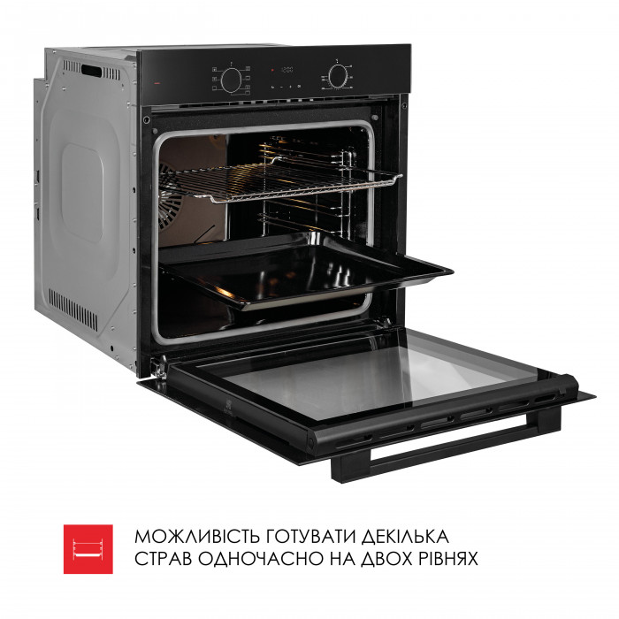 Духова шафа електрична WEILOR FDO6F71BK