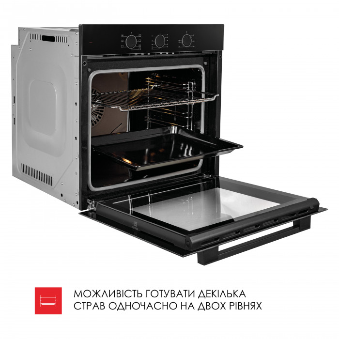 Духова шафа електрична WEILOR FPO6F70BK