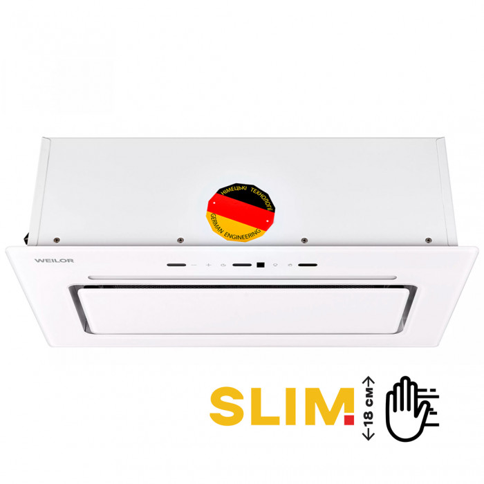 Витяжка повновбудована WEILOR LUMINA WBG 65 WHITE