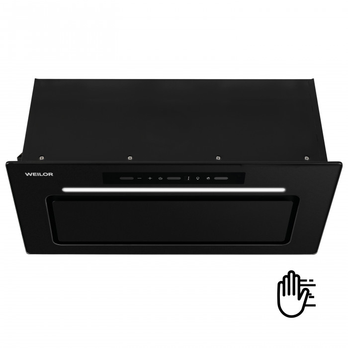 Витяжка повновбудована WEILOR LUMINA WBG 69 BLACK MATTE SILENCE